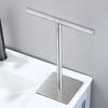 Movable Free-Standing Hand Towel Holder paper towel holder 304 Black Bath Towel Stand Bathroom Towel Hanger Vanities Countertop