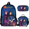 School Bag Descendants 3 Printing School Backpack For Teenagers Boys Girls Student Travel Book Bag Schoolbags 3PCS Set