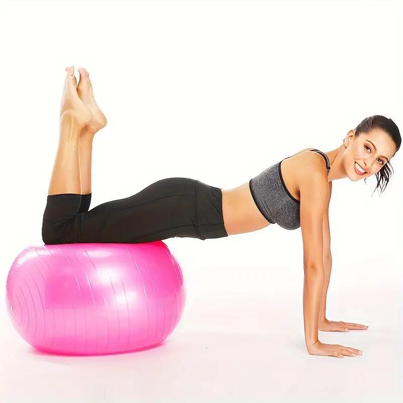Yoga-Pilates-Ball für das Fitnessstudio, für Fitness, Ballon-Abdeckung, Workout über weichem, großem Übungsball, 45 cm, 55 cm, 65 cm, 75 cm, 85 cm, 95 cm