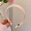 Narrow Pearl Hair Hoop Double Layer Head Hoop New Hair Band  Wedding Use