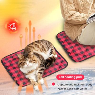Quilted Pet Warm Pad Non-Slip Bottom Dog Crate Pad Reusable Washable Winter Dog Warming Mat for Indoor Cats Puppies Pet Bed Sofa