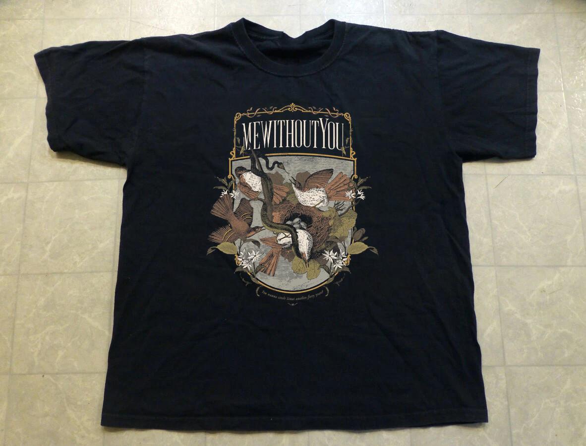 RARE! mewithoutYou Black Cotton All size S-5XL Shirt HT118 XXL