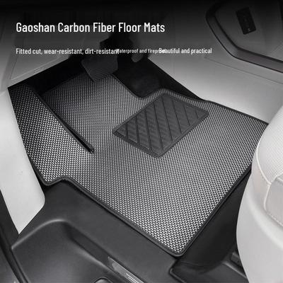 Wey Gaoshan 7/8/9 Carbon Fiber Floor & Trunk Mats - Full Coverage Interior Decor