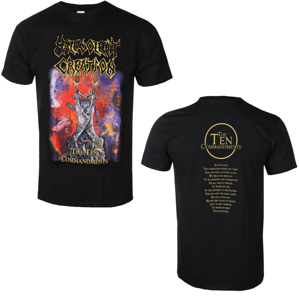 Malevolent Creation Band Graphic Cotton Tshirt Unisex Summer Short Sleeve Fashion Brand Tee Luxury Casual Vintage Retro Top