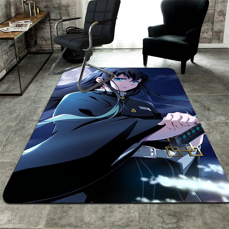 Demon Slayer Rug Floor Mat for Living Room or Bedroom Soft and Comfortable Carpet a Gift for Birthday and Holiday.NFF0928478