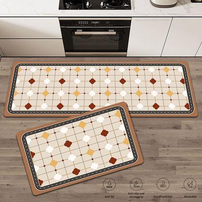 Colorful Non-Slip Kitchen Carpet Washable Floor Mat Dual Surface Absorbent Doormat Rug Entrance Large Long Quality Mat