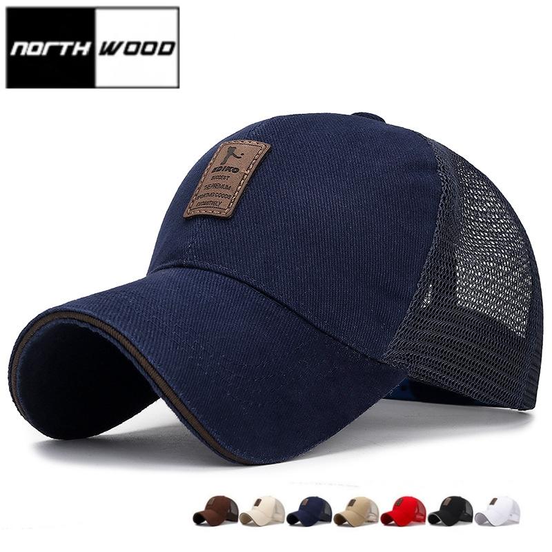 Northwood Summer Mesh Sun Hat for Men Women Outdoor Sports Breathable Baseball Cap Casual Business Style Unisex