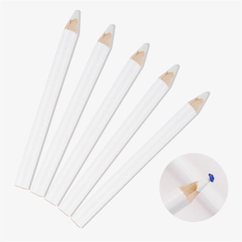 Self-Adhesive Nail Art Crayon with White Core for DIY Rhinestone Application