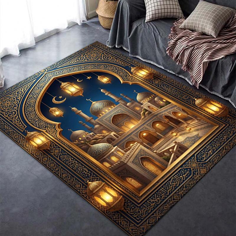 2025 New Muslim Carpet Rug for Living Room Bedroom Home Sofa Decoration,Kids play Non-slip Floor Mat125