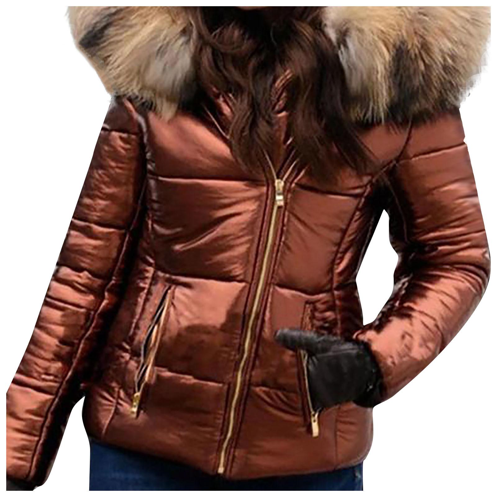 

Женская мода с длинным рукавом сплошной цвет с капюшоном длинная хлопковая куртка пальто XXXL кофейный