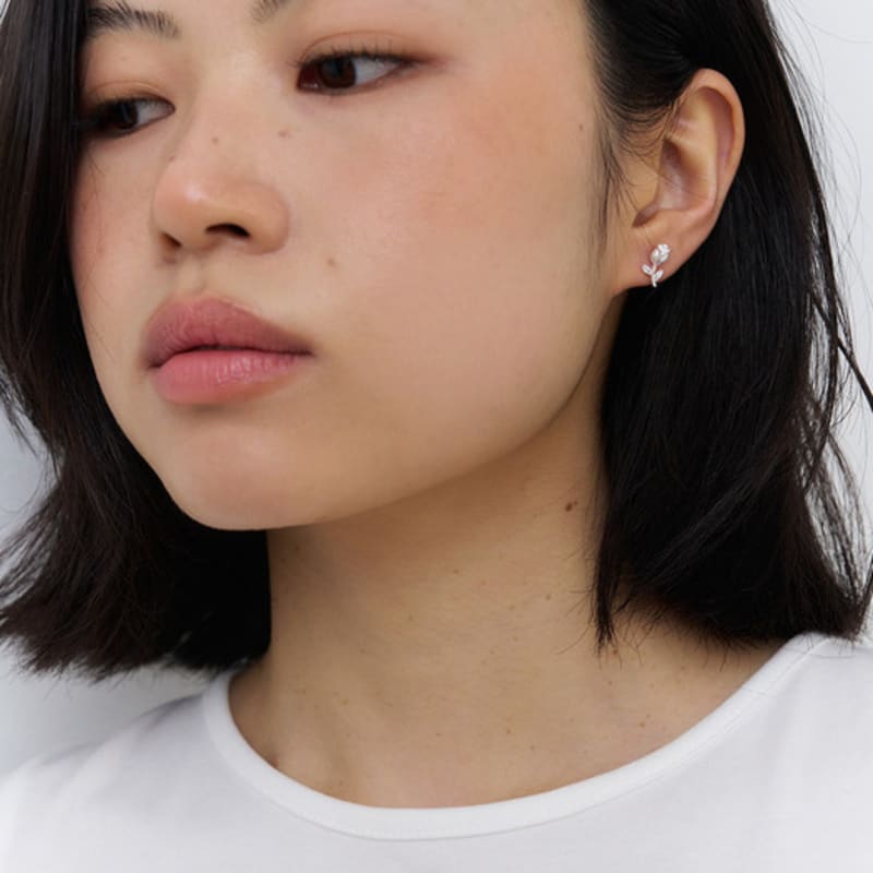 geegee [silver925] mini tulip earring