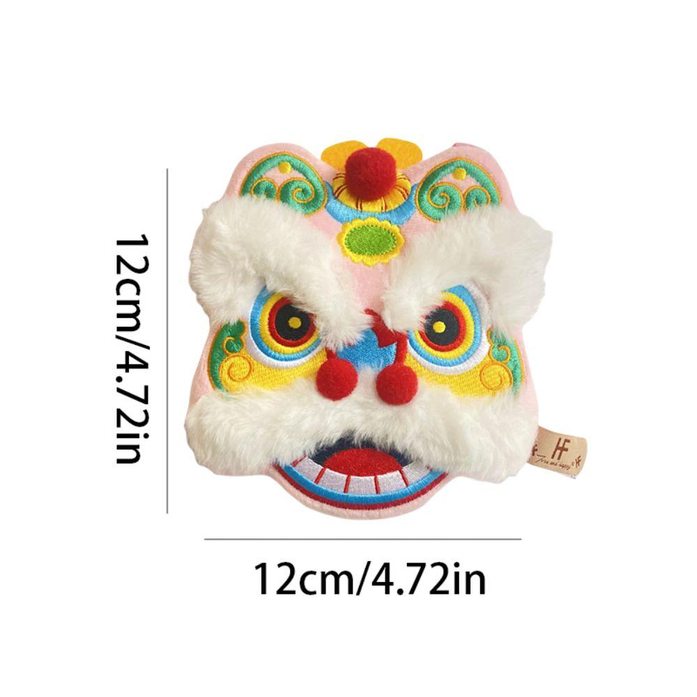 Wallet Chinese Dancing Lion Bag Plush Lion Dance Coin Pruse Cute Chinese New Year