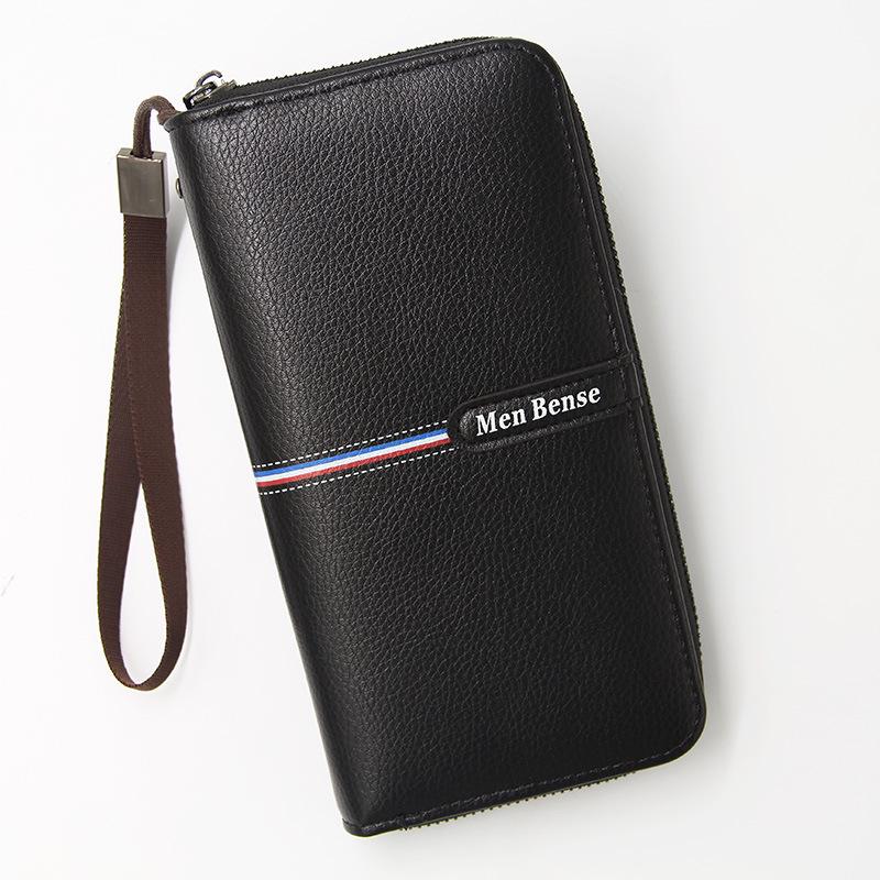 

New Men s Large Capacity Multifunctional Korean Style Clutch Wallet with Zipper