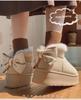 Women's Bow-Knot Cotton Heel Boots: Warm, Stylish & Versatile for Winter
