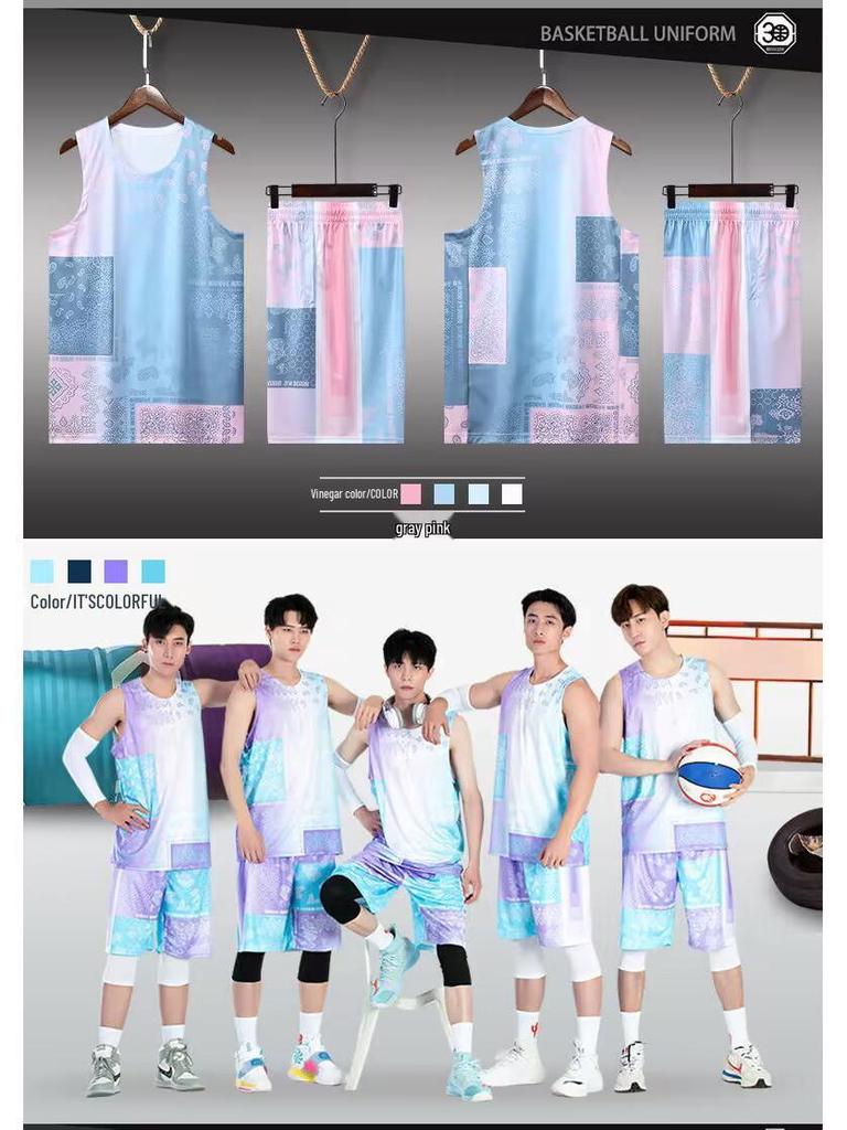 Youth and Adult Basketball Training Vest Set - Sport Jersey and Uniform