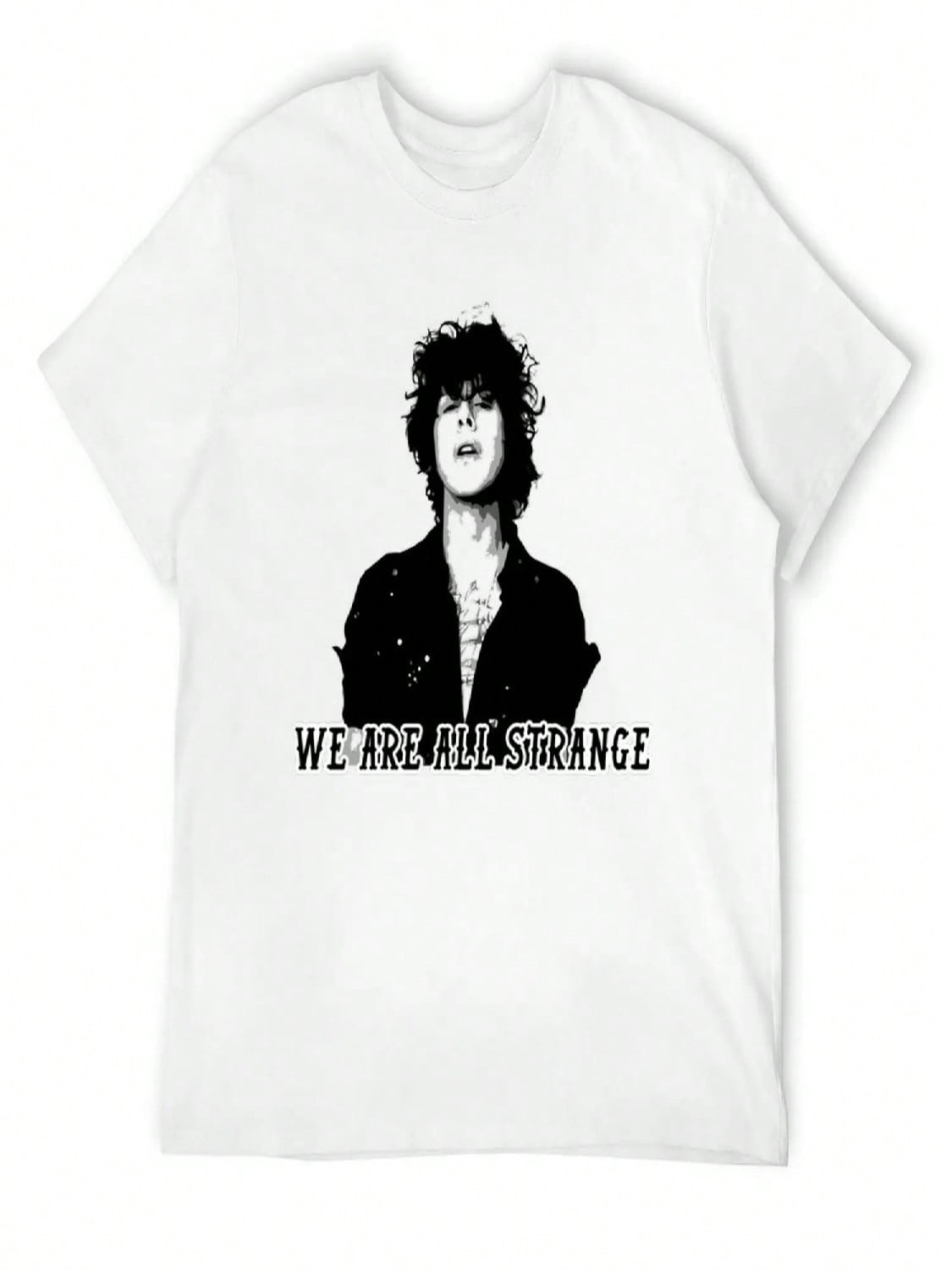 LP Laura Pergolizzi Strange T-Shirt Funny T-Shirts Shirts Graphic Tees Short Sleeve Tee Plain Black T Shirts unisex S разноцветный