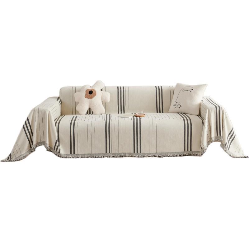 Chenille Line One-piece Sofa Towel Anti-cat Scratch Whole Sofa Cover Towel Full Package Universal Sofa Cover Cover
