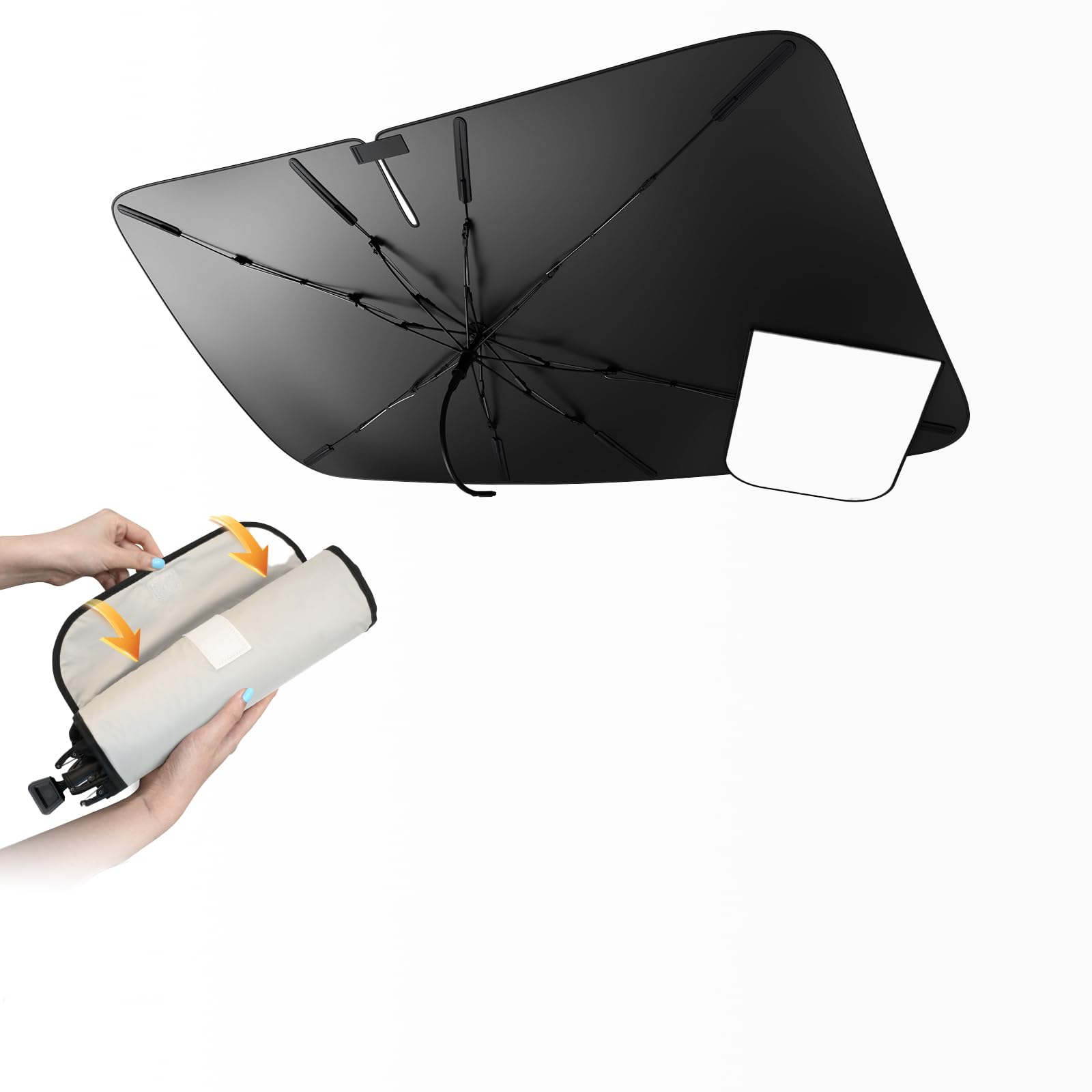 

2025 Инновации, Хранение и Ткань [LFOTPP] Toyota Hiace 200 Серия Передний Зонтообразный Солнцезащитный Экран Hiace