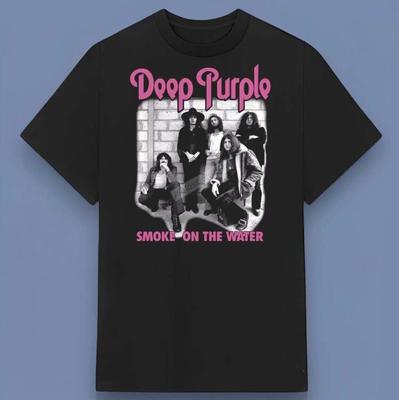 Deep Purple Band Smoke On The Water T-shirt Gift for Fans All Size S-4XL