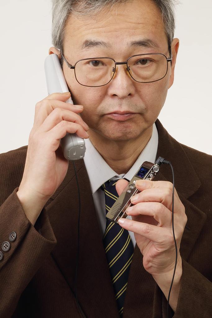 Kiyoraka Voice Recorder Recording Machine That Can Also Record Phone Calls Choroku-kun WK-I01