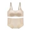 Summer light and thin liquid foundation underwear, large breasts and small seamless bras, closed breasts, anti-sagging women's bras
