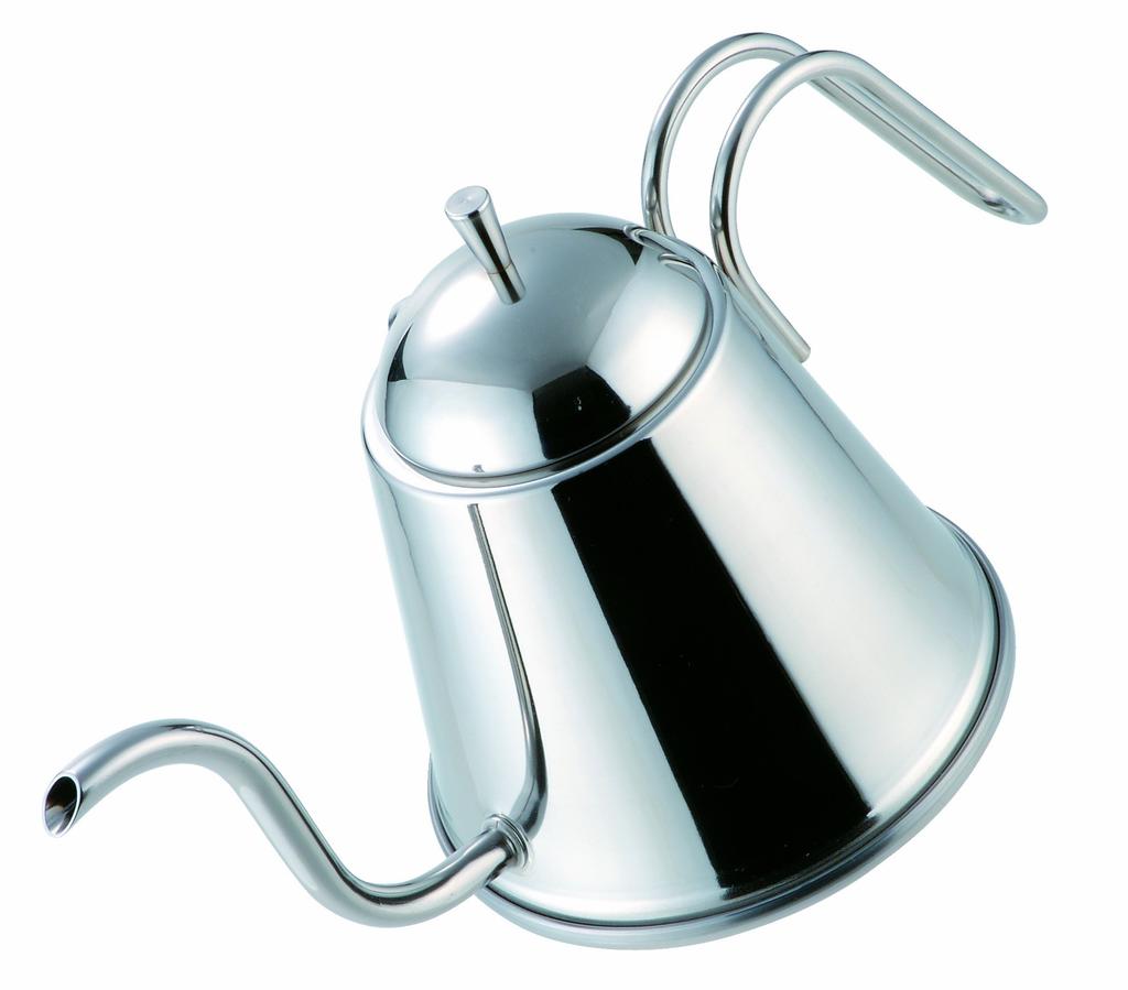 Yoshikawa Stainless Steel Drip Pot, 1.0L, Narrow Mouth, Induction and Direct Heat Compatible, Tsubame-Sanjo, Made In Japan, Fons SH8994