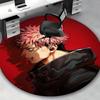 1pc Jujutsu Kaisen Satoru Gojo Anime Round Carpet for Office Chair Mat, Anti-Slip Rug, Decorative Floor Covering, Gift Idea.H012