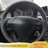 Leather Car Steering Wheel Cover For BMW 530 523li 525 520li 535 545i EAuto Steering Wheel Cover Car Accessory