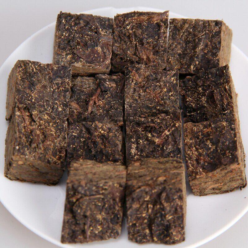 2016 Anhua Instant Hey Cha Mini Fu Zhuan Golden Flower Čínské čaje Tuocha 200g