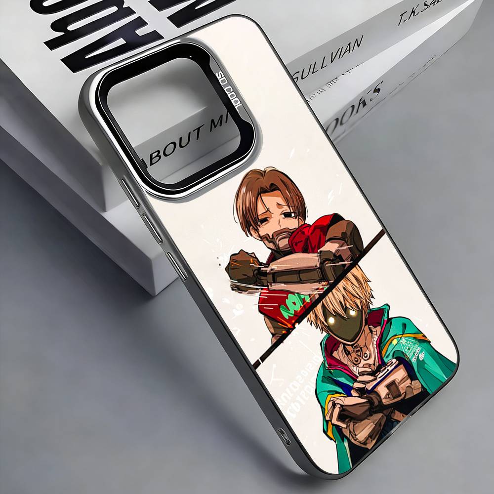 M-Milky S-Subway Anime Colorful Silver Back Phone Case For IPhone 17 16 15 14 13 12 11 Plus Pro Max Plus