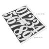 8Sets Mailbox Number Stickers Self-Adhesive Waterproof Paper Address Numbers 0-9 Outdoor Door Number Labels Home Apartment