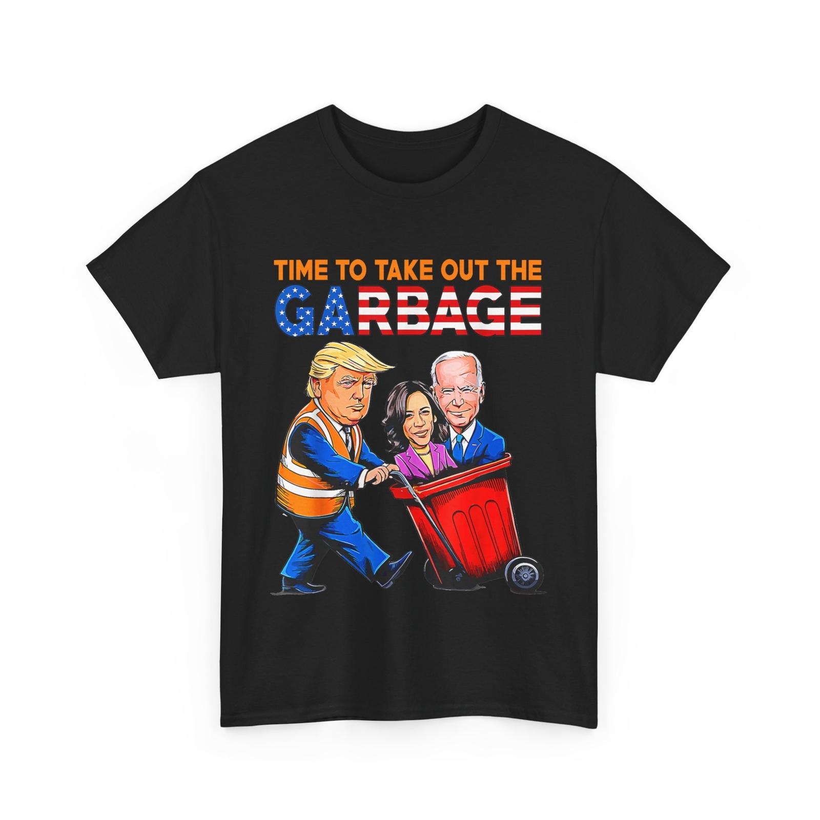 Garbage For Trump 2024 Shirt Time to take out Garbage Biden T-Shirt S