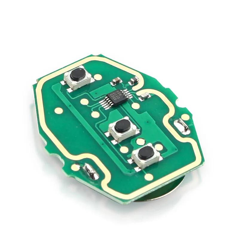 KEYYOU 10Pcs For BMW E36 E38 E39 E46 E53 E60 E61 E63 1/3/5/7 Series EWS System 433MHz 315MHz Fob Remote Circuit Board Car Key