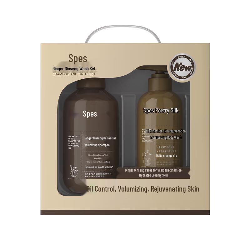 Spes Ginger Ginseng Anti-Hair Loss Shampoo & Conditioner Set