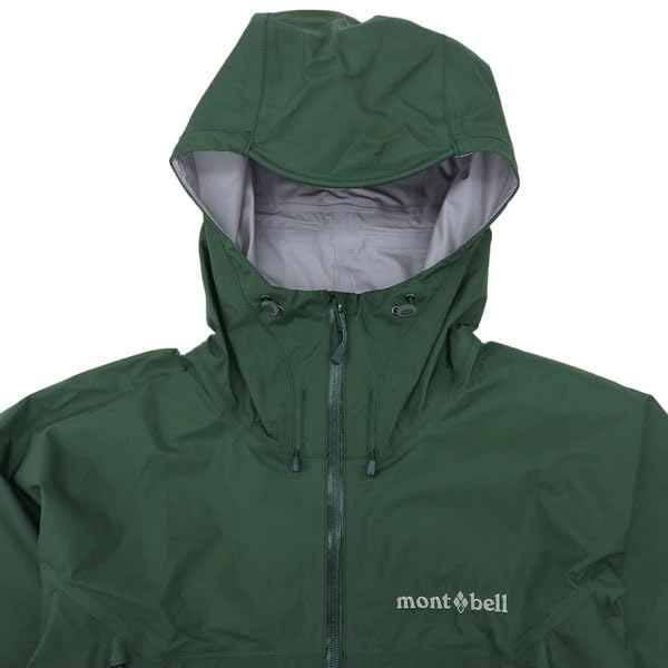 mont-bell Raincoat Rainwear Rain Dancer Jacket Nylon 1128618 Green [Montbell] Men's (Dark (STGN)/S)