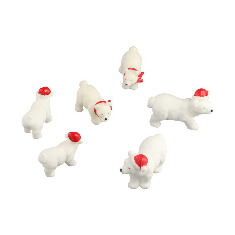 Decor Desktop Decoration Home Decoration Ornament DIY Accessories Polar Bear Figurines Christmas
