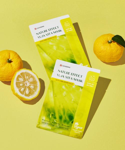 Leaders Cosmetics Nature Effect Yuja Vita Mask 10ea