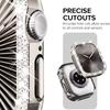 Diamond Case For Apple Watch 9 8 7 41mm 45mm 44mm 40mm 46mm Accessories Bling Bumper Protector Cover iWatch Series 3 4 5 6 Se 10
