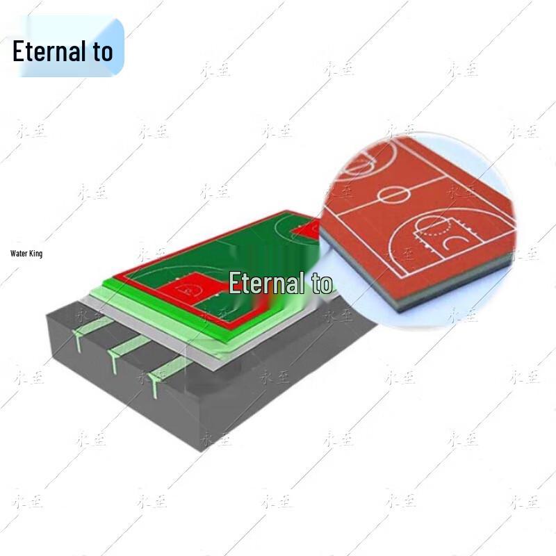 Yongzhi 8mm Sports Flooring for Courts and Tracks