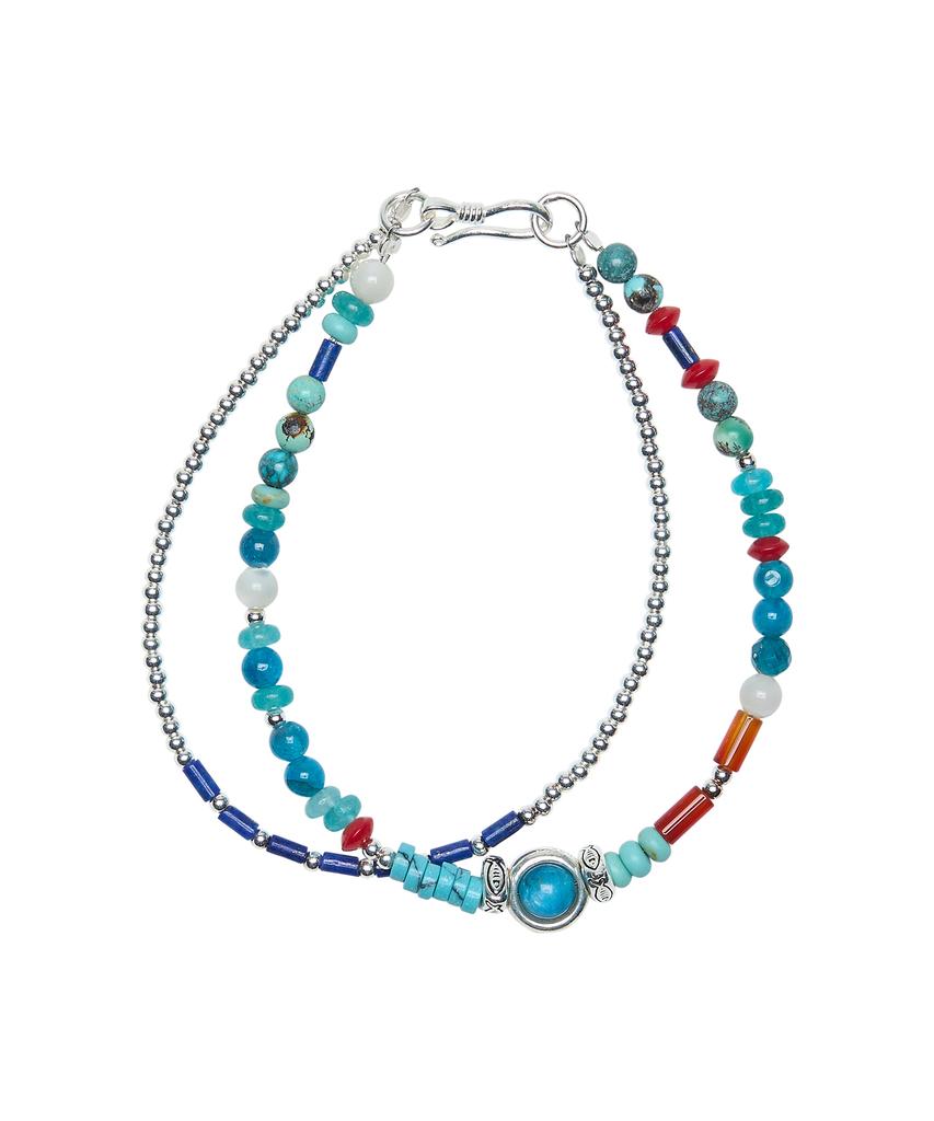 Hongwoosung Memory String Bracelet_Cobalt Mix