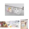 Modern Minimalist Iron Storage Basket For Remote Controls And Stationery In White