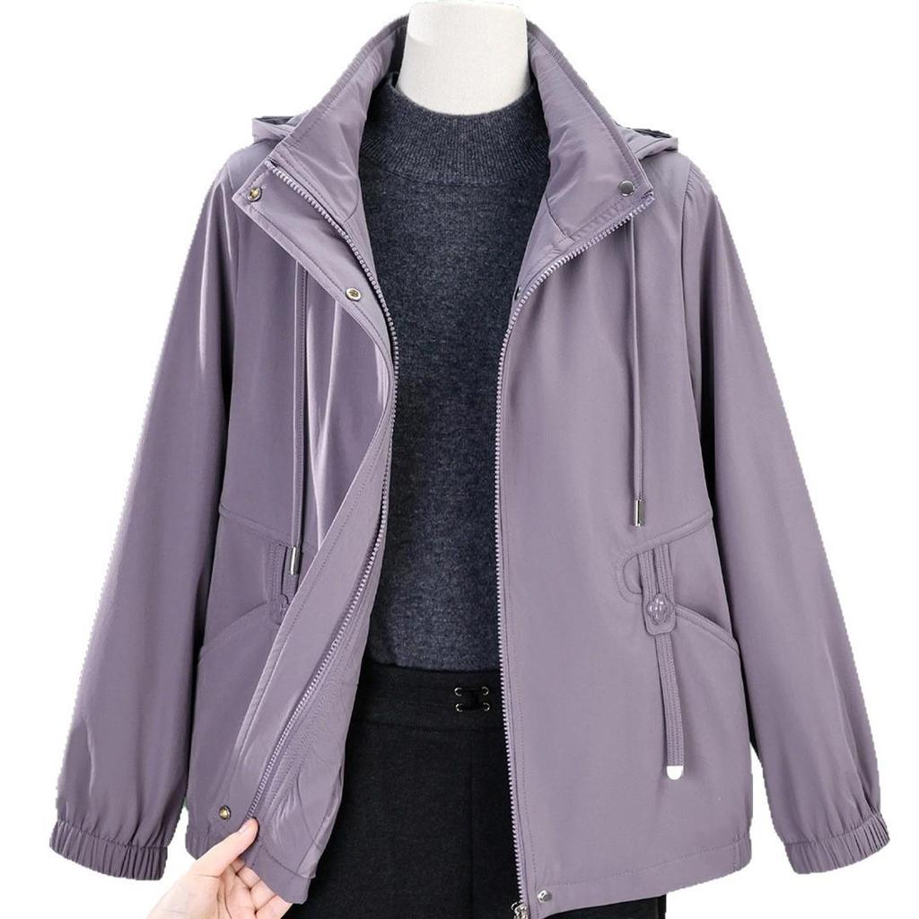 Spring Windbreaker: Stylish 2026 Loose Fit Jacket for Young, Middle-Aged, and Elderly Women