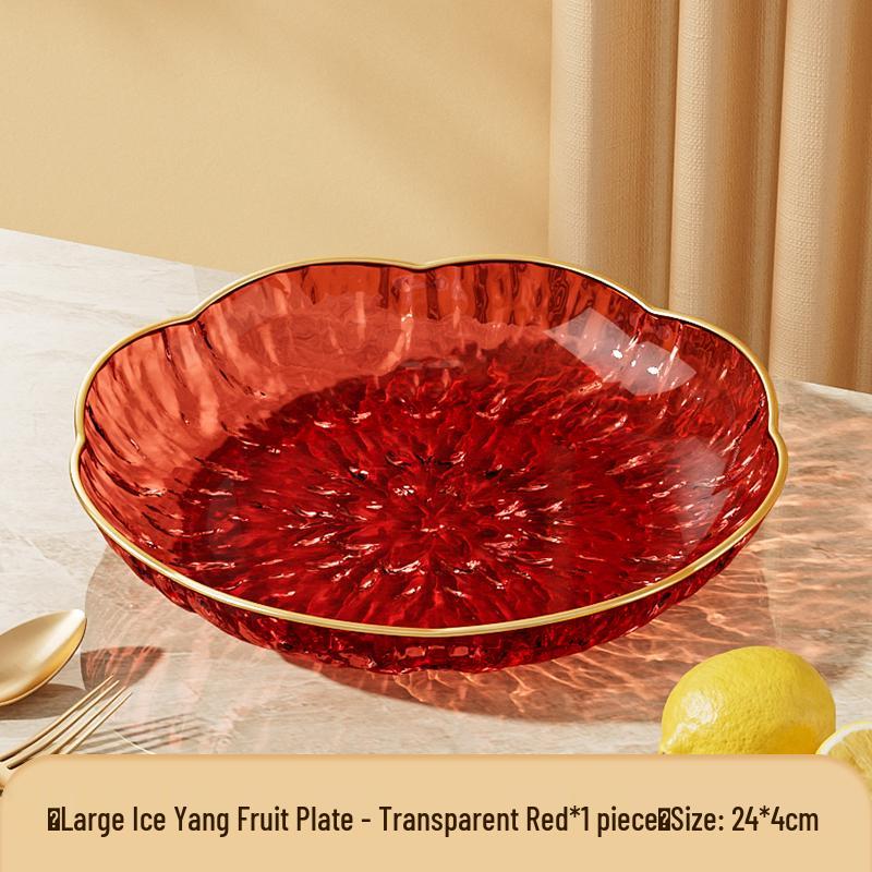 Modern Luxury Fruit and Snack Display Plate for Living Room