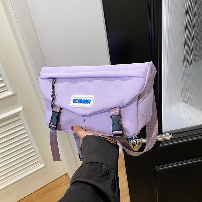 

Женская сумка из нейлоновой ткани новая сумка-инструмент модный тренд сумка на плечо сумка-мессенджер сумка сумка a фиолетовый