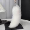 Cosplay Coda di Volpe in Capelli Sintetici Portachiavi alla Moda con Ciondolo a Coda di Volpe Portachiavi Accessorio per Auto e Borsa
