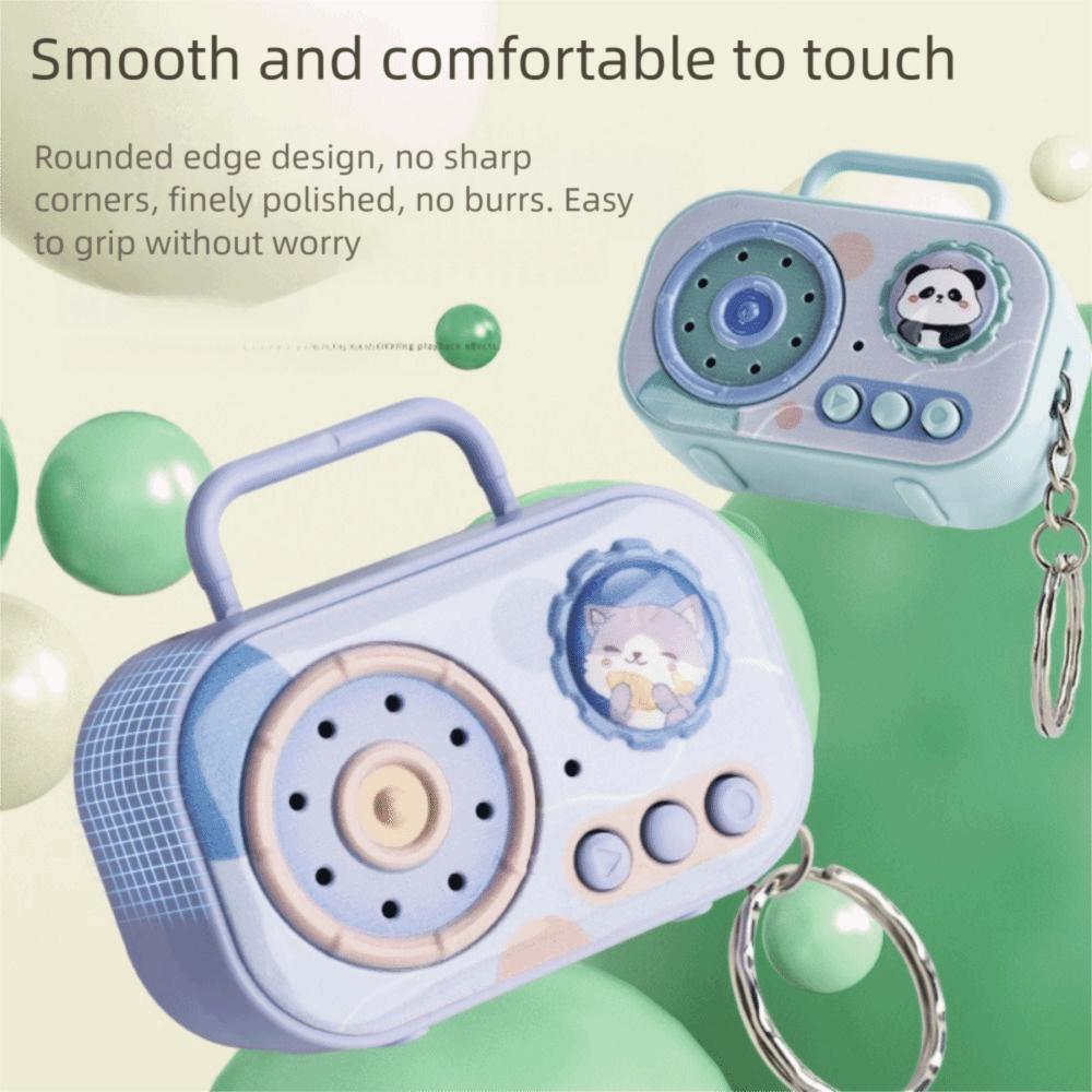 Multi-color Recorder Keychain Cartoon Animal Bag Ornament Creative Recorder Key Chain  Gift