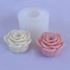 Camellia Flower Candle Mold Non Stick Easy to Demold for DIY Candle Gypsum Ornaments Home Decor Epoxy Resin Casting