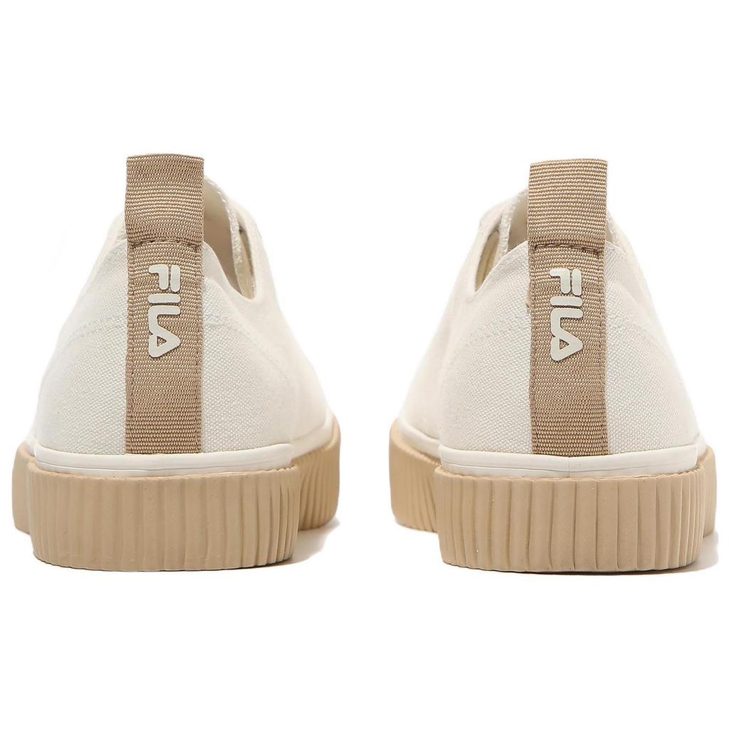FILA Layer Canvas Abrasion Resistant Low top Skateboard Shoes Unisex Beige 1XM01938E_920