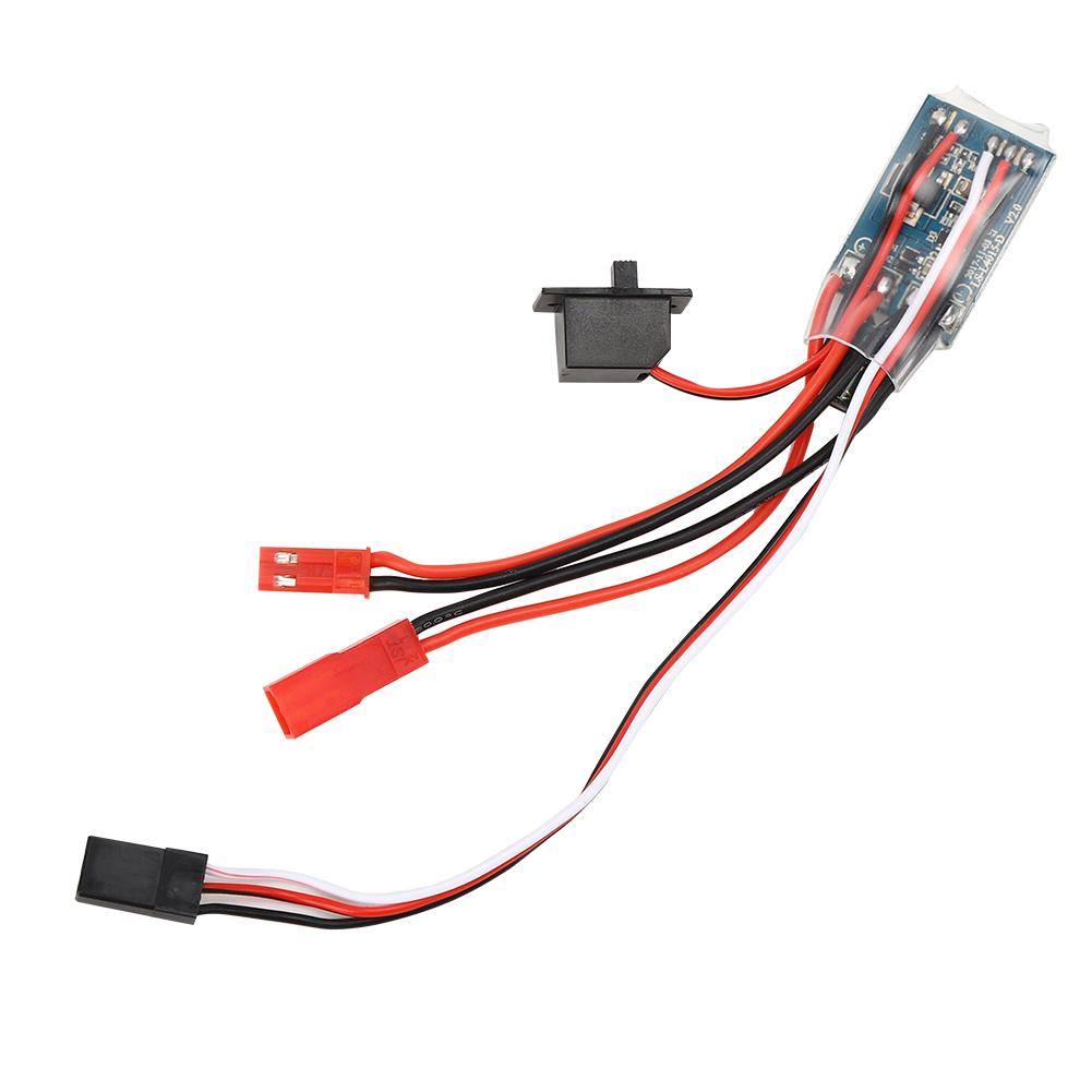 Brushed ESC Bidirectional 30A Electric Speed Controller with Brake for RC Car Boat