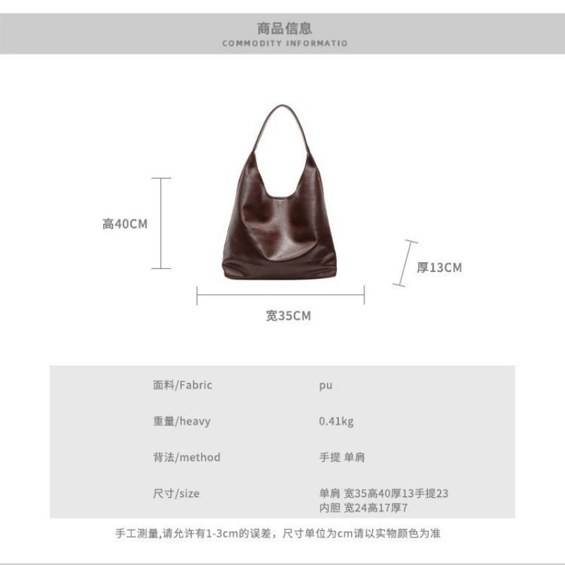 Casual soft surface retro large-capacity bag women's new autumn and winter versatile shoulder bag fashion tote bag